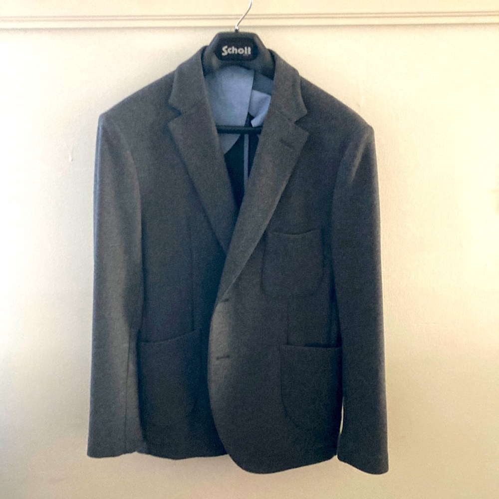 Taylor Stitch Telegraph Jacket in Grey Wool Size 42